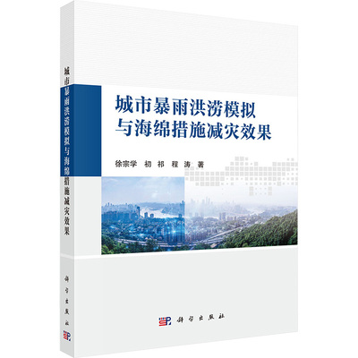 城市暴雨洪涝模拟与海绵措施减灾效果 徐宗学,初祁,程涛 正版书籍 新华书店旗舰店文轩官网 科学出版社