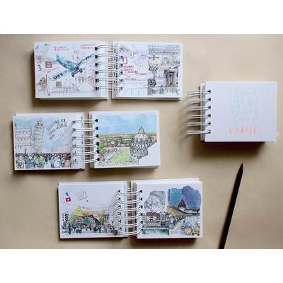 Sasi’s mini sketch book EUROPE线圈 作者 正版书籍 新华书店旗舰店文轩官网 FOREIGN PUBLISHER