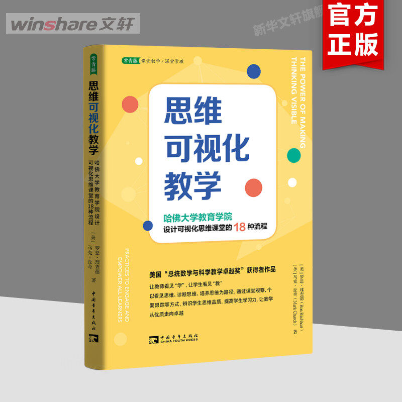 思维可视化教学(哈佛大学教育学院设计可视化思维课堂的18种流程) 文教 (美)罗恩·理查德著 教学方法及理论 中小学教师用书 老师图片