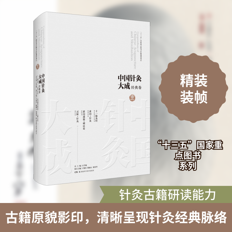 中国针灸大成 经典卷 十一脉灸经 素问·针灸 素问遗篇·刺法论 灵枢·针灸 正版书籍 新华书店旗舰店文轩官网