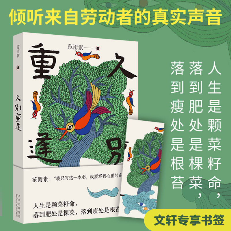 【专享书签】久别重逢 范雨素《我是范雨素》作者长篇小说 收录手写诗 劳动者的星辰 杨本芬秋园 现代当代文学散文随笔作品集书籍怎么样,好用不?