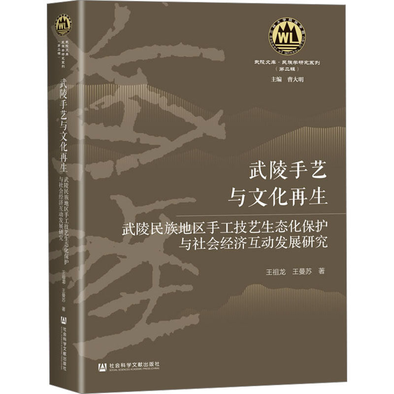 武陵手艺与文化再生 武陵民族地区手工技艺生态化保护与社会经济互动发展研究 王祖龙,王曼苏 社会科学文献出版社
