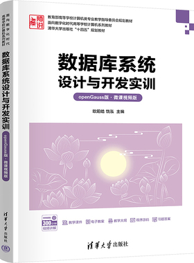 【新华文轩】数据库系统设计与开发实训 openGauss版·微课视频版 正版书籍 新华书店旗舰店文轩官网 清华大学出版社