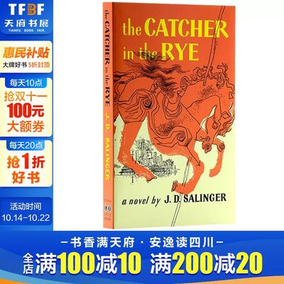 【新华文轩】麦田里的守望者 英文版 THE CATCHER IN THE RYE 塞林格原版小说外国文学小说世界名著经典读物书籍二十世纪美国文学