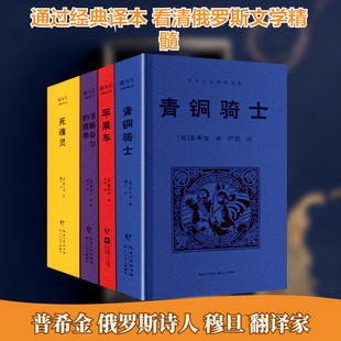 死魂灵+苹果车+洛斯奇尔的提琴+青铜骑士 鲁迅胡适穆旦老舍译本世界名著初高中课外推荐读物外国小说正版书籍畅销书