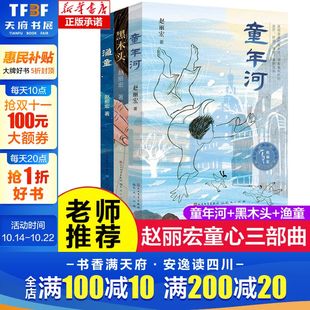 童年河 12周岁小学生三四五六年级课外书阅读儿童文学故事书目寒暑假天天出版 渔童 儿童长篇小说6 社 黑木头 赵丽宏童心三部曲3册