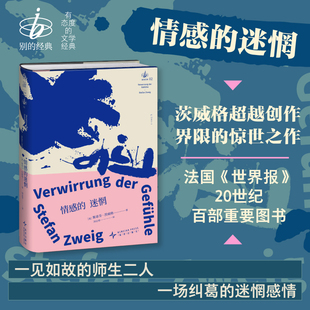 情感的迷惘 茨威格超越创作界限的惊世之作 法国《世界报》20世纪百部重要图书 德文直译 别的经典系列 外国小说经典文学正版书籍