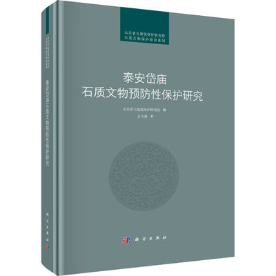 泰安岱庙石质文物预防性保护研究 孟令谦 正版书籍 新华书店旗舰店文轩官网 科学出版社