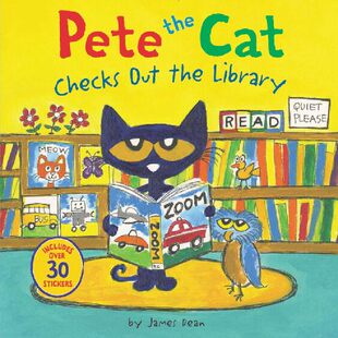 【新华文轩】猫皮特去图书馆借书 PETE THE CAT CHECKS OUT THE LIBRARY 英文版进口原版书新华书店官方旗舰店