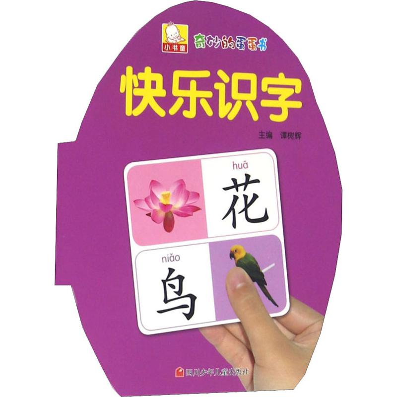 正版 奇妙的蛋蛋书 快乐识字 拼音拼读训练幼小衔接一日一练 搭配四五快读小熊很忙儿童785d立体书洞洞早教书籍绘本启蒙认知卡