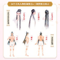 桃夭传 古风水彩人物插画设计技法 新华文轩正版书籍古风人物绘制技法故事插画设计案例创作技巧国风人物与场景 水彩水墨技法教程 thumbnail 3