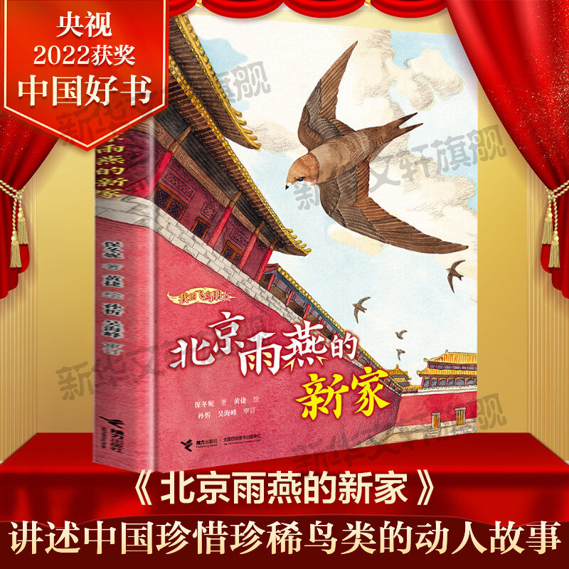 北京雨燕的新家 2022年度中国好书 保冬妮我的飞鸟朋友探秘飞鸟世界启蒙早教生命自然教育3-8岁儿童绘本图画故事书接力出版社正版