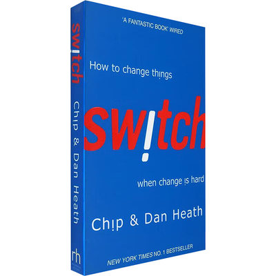 瞬变：让改变轻松起来的9个方法 Switch: How to Change Things When Change is Hard 进口书 英文原版书籍 外版经典书新华正版