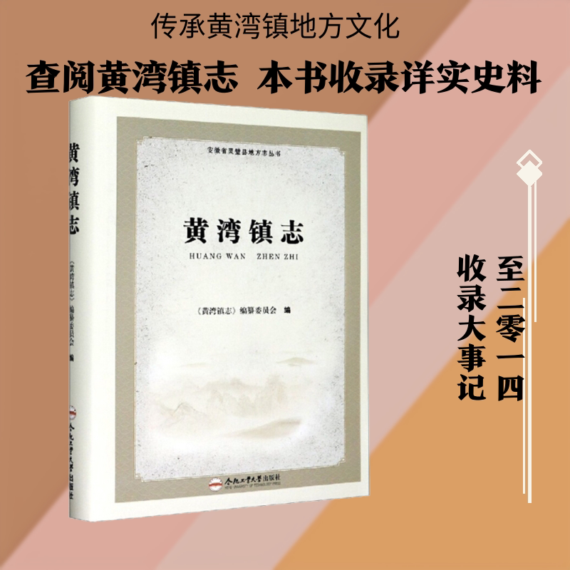 黄湾镇志 合肥工业大学出版社 正版书籍 新华书店旗舰店文轩官网
