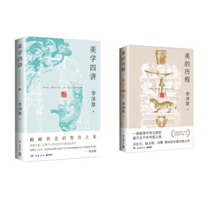 美的历程+美学四讲 李泽厚 李泽厚 岳麓书社 正版书籍 新华书店旗舰店文轩官网