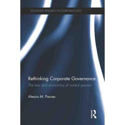 公司治理再思考RETHINKING CORPORATE GOVERNANCE原版引进