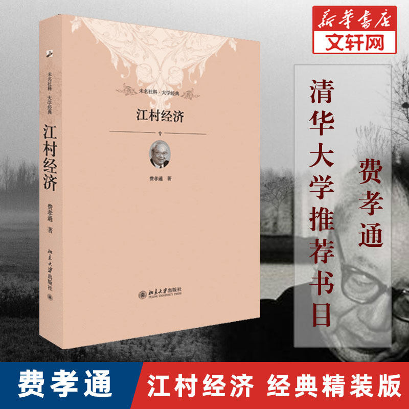 【精装版】江村经济费孝通原版 清华大学推荐书目 中国传统社会的生活密码 吴晓波梁文道樊登推荐 京大学出版社 乡土社会传统文化怎么看?