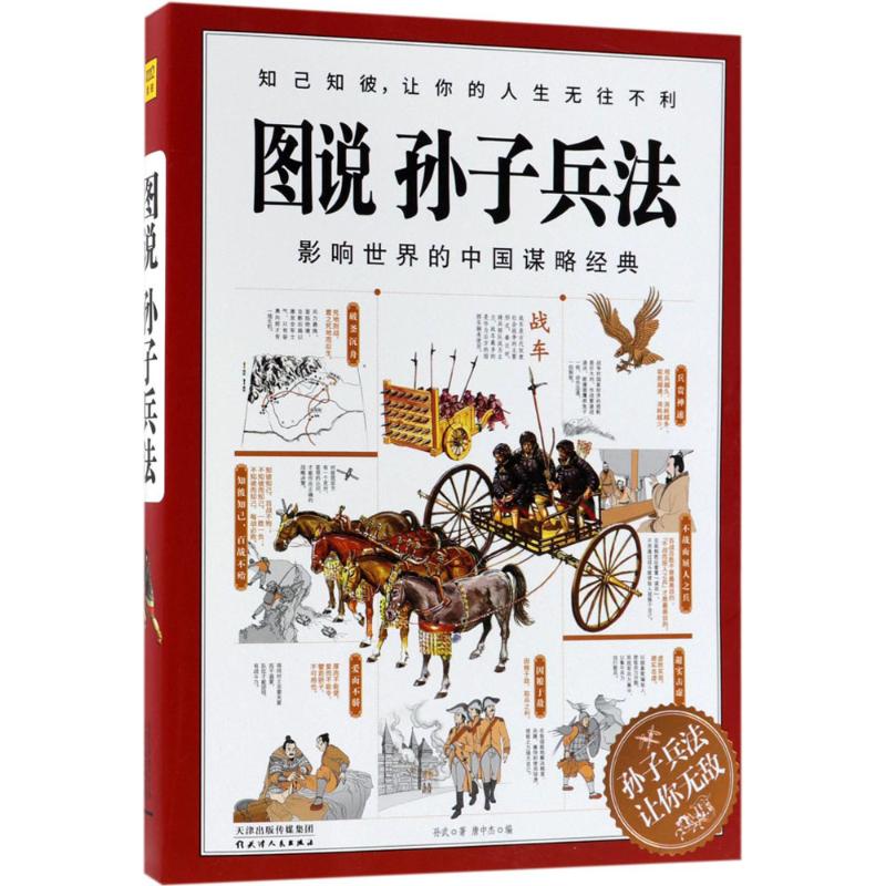 【新华文轩】图说孙子兵法孙武著;唐中杰编天津人民出版社正版书籍新华书店旗舰店文轩官网