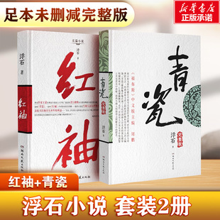 青瓷+红袖 套装2册 浮石著 张国立王志文主演电视剧原著足本未删减完整版探求当下人际交往方式关系长篇官场小说畅销书籍 新华正版