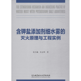 含钾盐添加剂细水雾的灭火原理与工程实例 张天巍,杜志明 正版书籍 新华书店旗舰店文轩官网 北京理工大学出版社