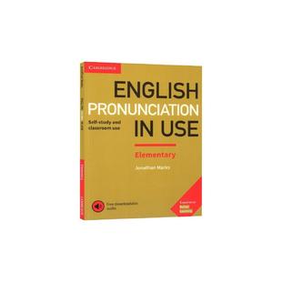 【新华文轩原版书】English Pronunciation in Use Elementary Book with Answers and Downloadable Audio 剑桥英语发音入门书 剑