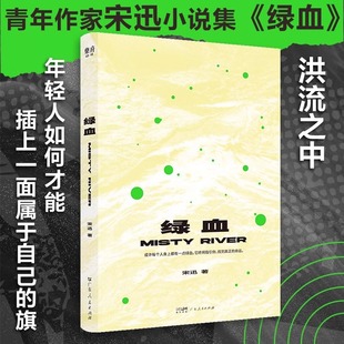 年轻人励志成长情绪书籍畅销书排行榜 中国当代短篇小说中国现代文学作品选故事集 官方正版 绿血宋迅著