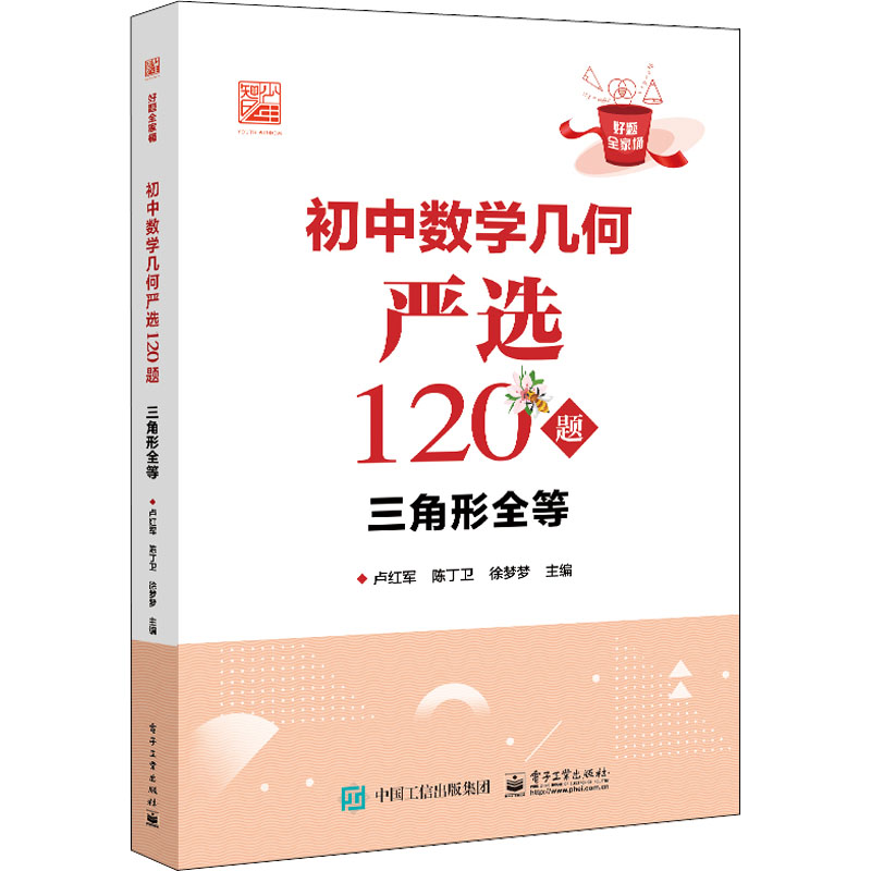 【新华文轩】初中数学几何严选120题 三角形全等 正版书籍 新华书店旗舰店文轩官网 电子工业出版社