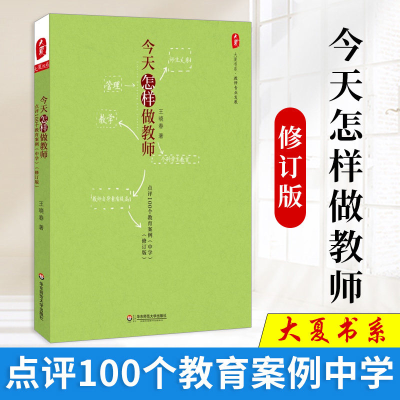 点评100个教育案例 中学 修订版 大夏书系 王晓春 如何做好老师 师生