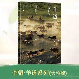 羊道·春牧场(大字版) 《羊道》三部曲之第一部李娟经典散文集 现当代文学花城出版社正版书籍