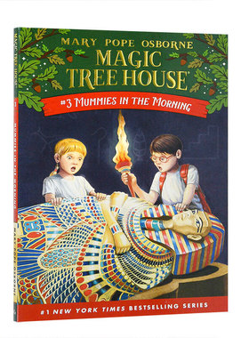 清晨的木乃伊 神奇树屋英文原版第三辑 Magic Tree House #03: Mummies in the Morning 进口书英文原版外版书 经典小说读物 青少
