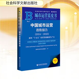 中国城市运营指数报告(2024~2025) 面向