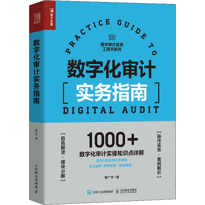 数字化审计实务指南 程广华 合规审计普华审计实务工具书 财务会计内部审计企业合规风险舞弊反垄断实操案例 人民邮电出版社