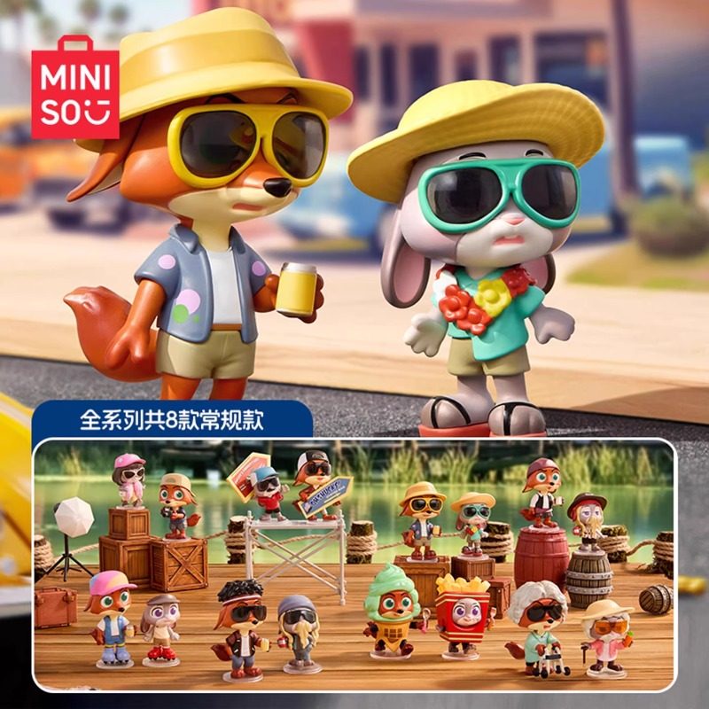 【盲盒端盒】迪士尼疯狂动物城拍档乔装系列手办盲盒