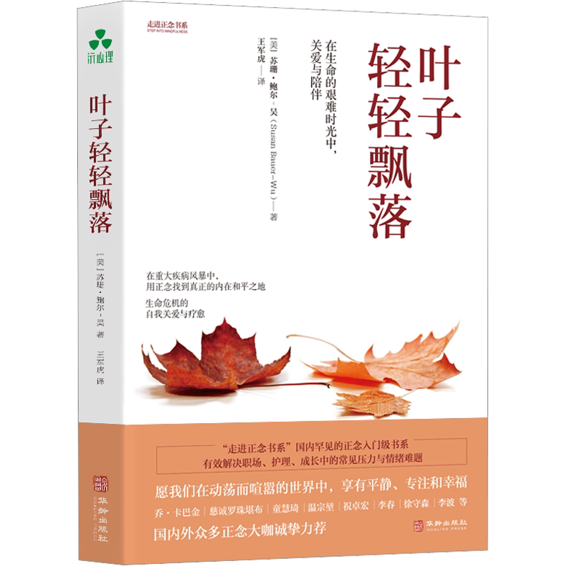 叶子轻轻飘落 正念护理书籍 心理健康疗愈临终关怀正念护理 心理学书籍心理治疗医学正念干预正念减压疗法创伤后应激障碍书籍 正版