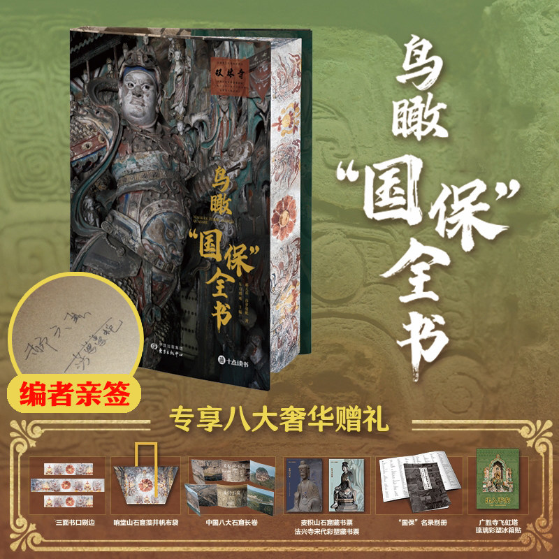 【亲签版】鸟瞰国保全书 中华文明百科全书全景 文物细节古建筑石窟石刻墓葬遗址 传统文化博物馆科普 中国文博读物最美国宝全书