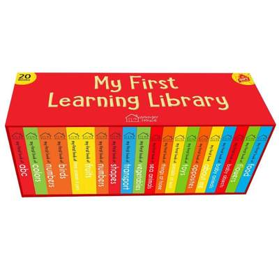 宝宝单词启蒙书20册套装 My First Complete Learning Library: Boxset of 20 Board Books for Kids 英语版 新华正版 原版书进口