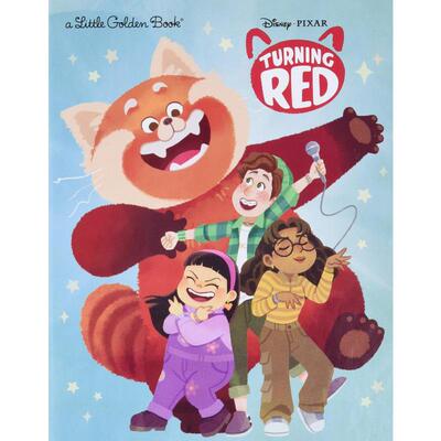 《迪士尼/皮克斯青春变形记小金书》Disney/Pixar Turning Red Little Golden Book原版引进