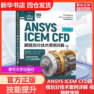 【新华文轩】ANSYS ICEM CFD网格划分技术案例详解 视频教学版 丁源 正版书籍 新华书店旗舰店文轩官网 清华大学出版社