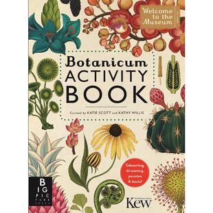 手绘博物馆：植物世界活动书 Botanicum Activity Book 进口书 英文原版书籍 外版书 经典畅销书籍阅读新华正版