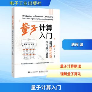 量子计算入门 通过线性代数学习量子计算 希尔伯特空间 量子算法的工作原理 实验挑战 揭开量子计算的奥秘正版书籍 电子工业出版社