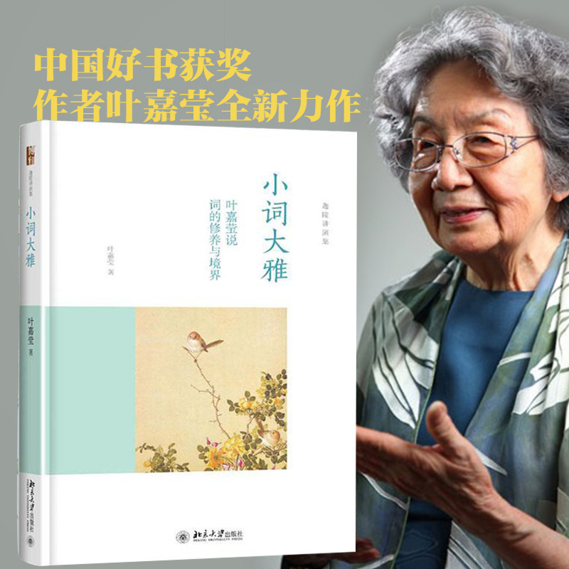 【新华书店正版】小词大雅 叶嘉莹 词的修养与境界唐宋词十七讲 迦陵讲演集中国好书人间词话七讲获奖力作 文学理论与批评诗词书籍