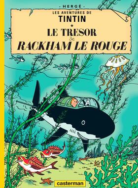丁丁历险记12：红色拉克姆的宝藏 Les aventures de Tintin, Vol. 12. Le trésor de Rackham le Rouge 法语版 新华正版 原版书进