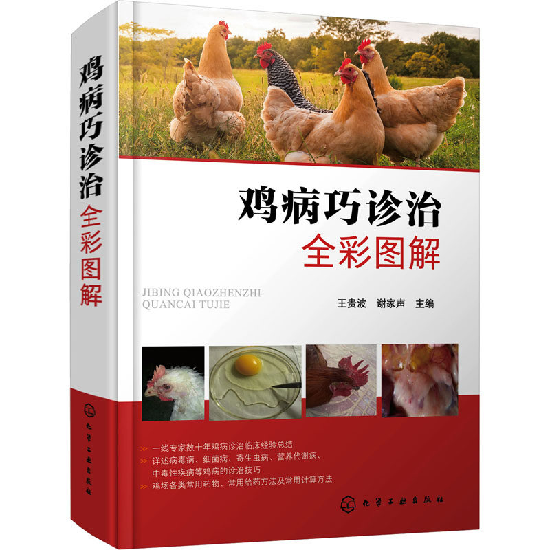 鸡病巧诊治全彩图解 正版书籍 新华书店旗舰店文轩官网 化学工业出版社