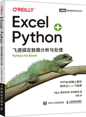 Excel+Python 飞速搞定数据分析与处理  python编程从入门到实战办公软件应用从入门到精通excel数据分析电脑教程书人民邮电出版社