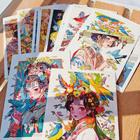 南枝依依 国潮花鸟少女插画涂色集Mioyo 编绘画漫画技法人民邮电出版社正版书籍 新华书店旗舰店 thumbnail 3