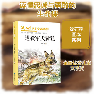 【新华正版】退役军犬黄狐/沈石溪画本.中短篇精选 沈石溪著 3-6-9-12岁小学生推荐阅读 老师推荐课外阅读图书 儿童文学小学生课外
