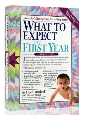 孕期指南第*一年：第三版 What to Expect the First Year 进口书英文原版外版书 经典小说读物 青少年小学生课外阅读书籍 新华书
