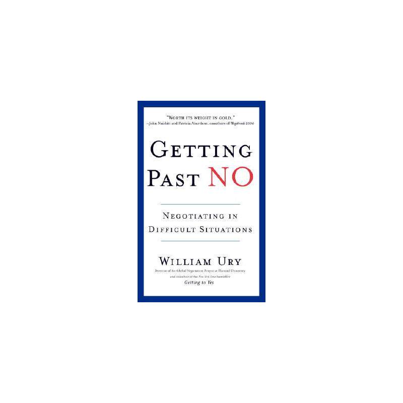 谈判的技巧 Getting Past No: Negotiating in Difficult Situations 英语版 新华正版 原版书进口英文书励志英文小说英语启蒙拓展 - 实物图