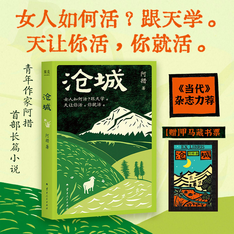 【新华文轩】沧城 阿措滇西北小城女性的坚韧生命力 女人如何活跟天学长篇文学小说 云南版《我的阿勒泰》正版书籍 云南人民出版社