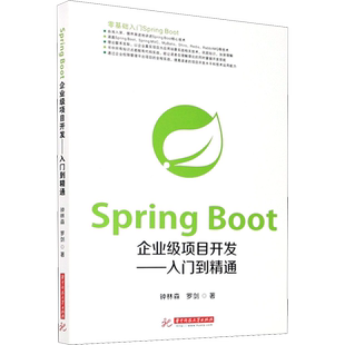 【官方正版】Spring Boot企业级项目开发——入门到精通华中科技大学出版社钟林森,罗剑 著9787568041249教材练习题集辅导新华书店